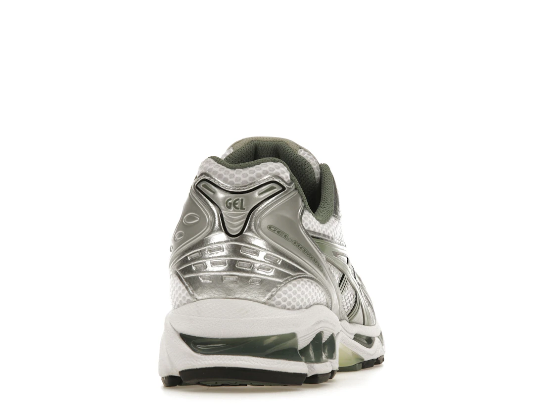 Vue 29 de ASICS Gel-Kayano 14 White Pure Silver Slate Grey Sage
