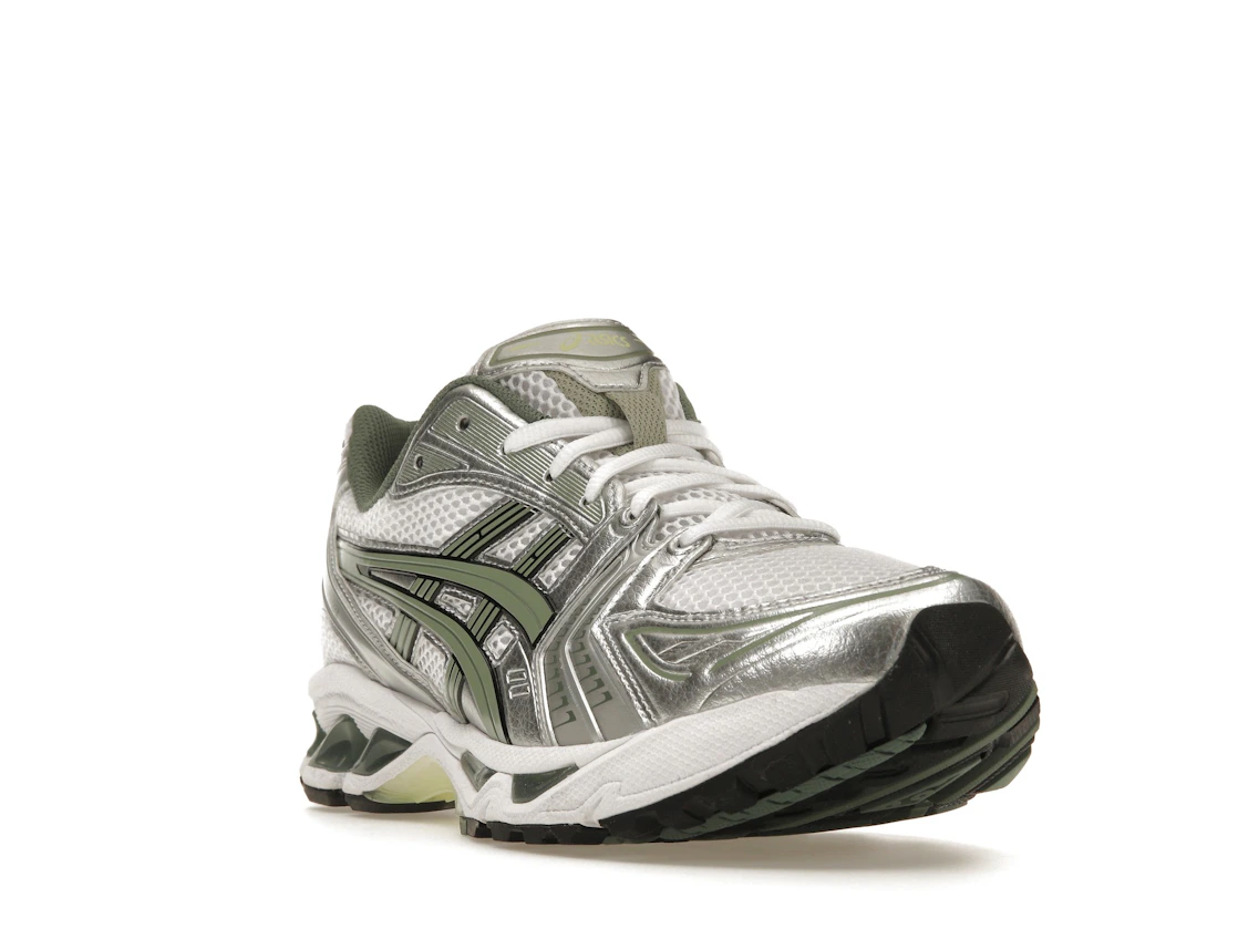 Vue 7 de ASICS Gel-Kayano 14 White Pure Silver Slate Grey Sage