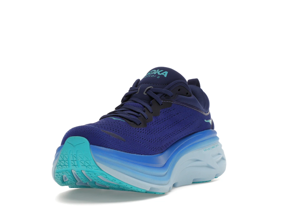 Vue 13 de Hoka One One Bondi 8 Bellwether Blue