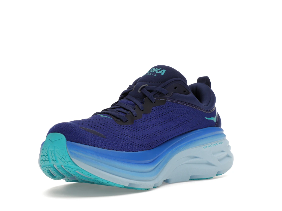 Vue 14 de Hoka One One Bondi 8 Bellwether Blue