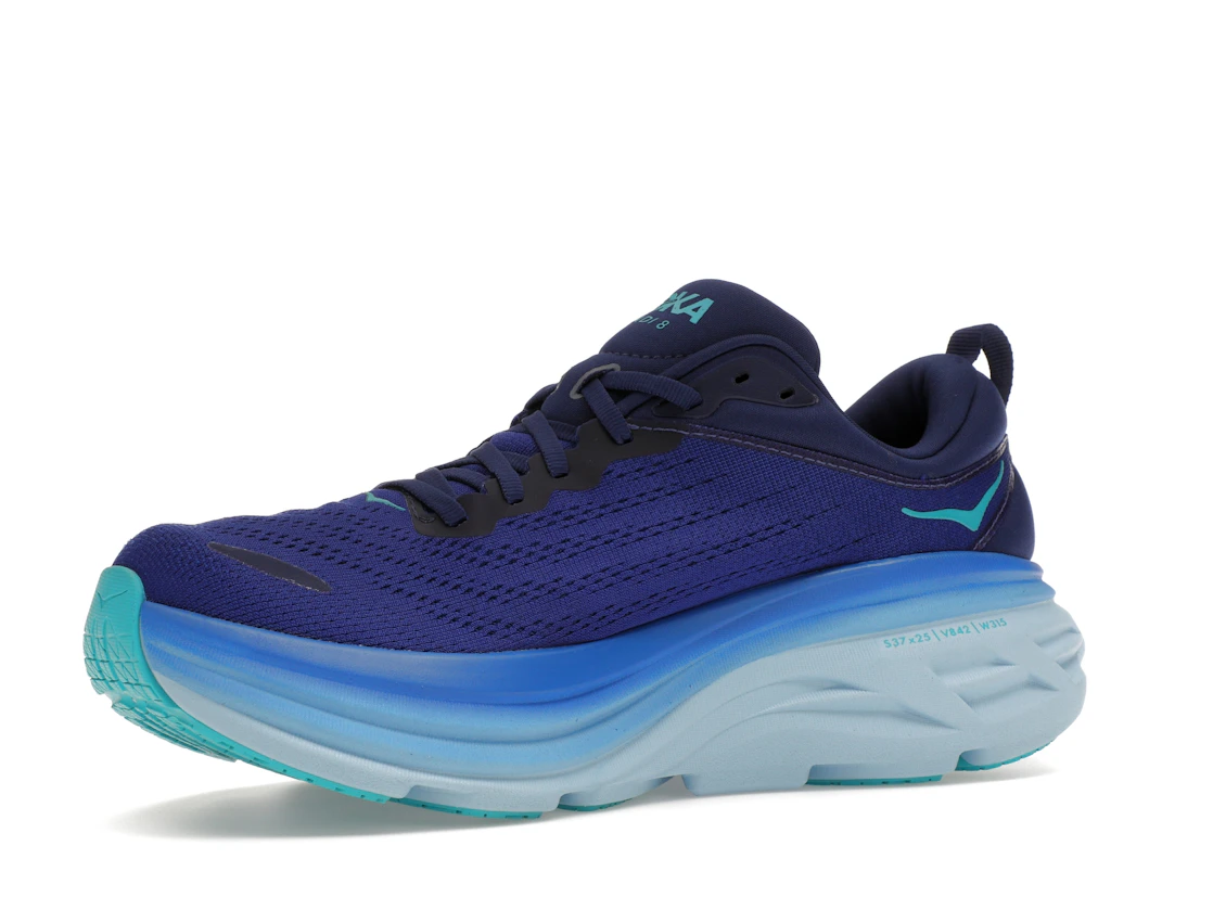 Vue 16 de Hoka One One Bondi 8 Bellwether Blue