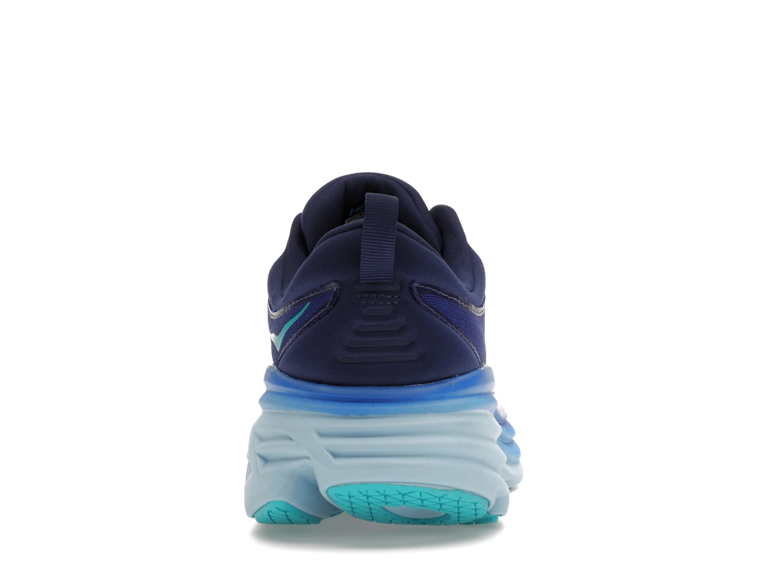 Vue 28 de Hoka One One Bondi 8 Bellwether Blue