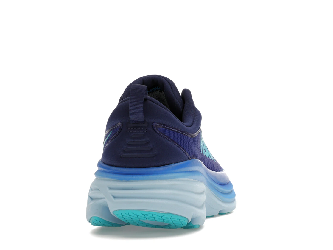 Vue 29 de Hoka One One Bondi 8 Bellwether Blue