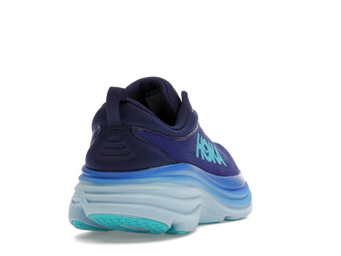 Vue 30 de Hoka One One Bondi 8 Bellwether Blue