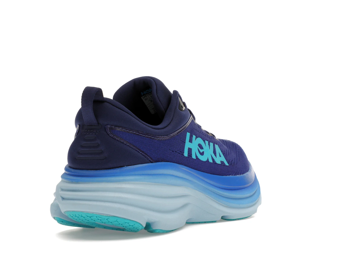 Vue 31 de Hoka One One Bondi 8 Bellwether Blue