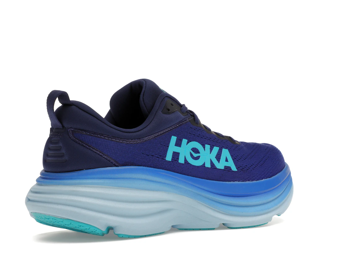 Vue 33 de Hoka One One Bondi 8 Bellwether Blue