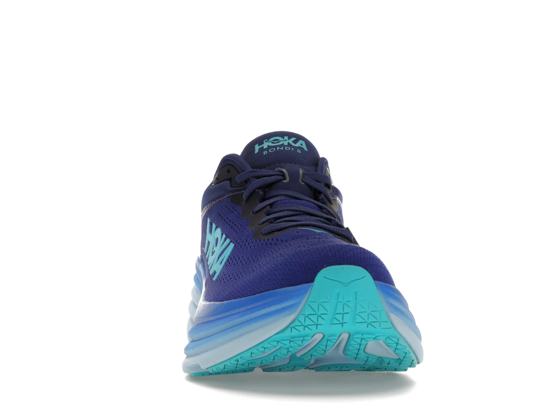 Vue 9 de Hoka One One Bondi 8 Bellwether Blue