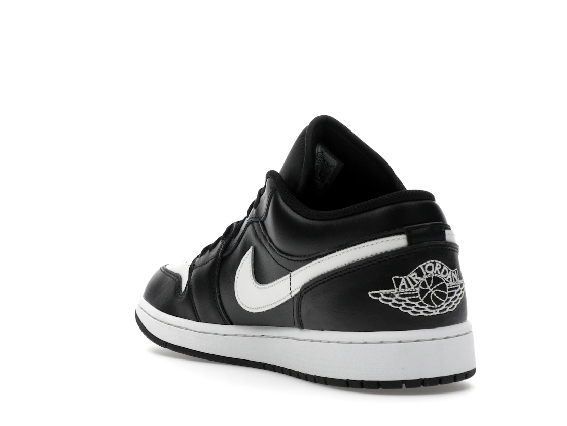 Vue 25 de Jordan 1 Low Black Summit White
