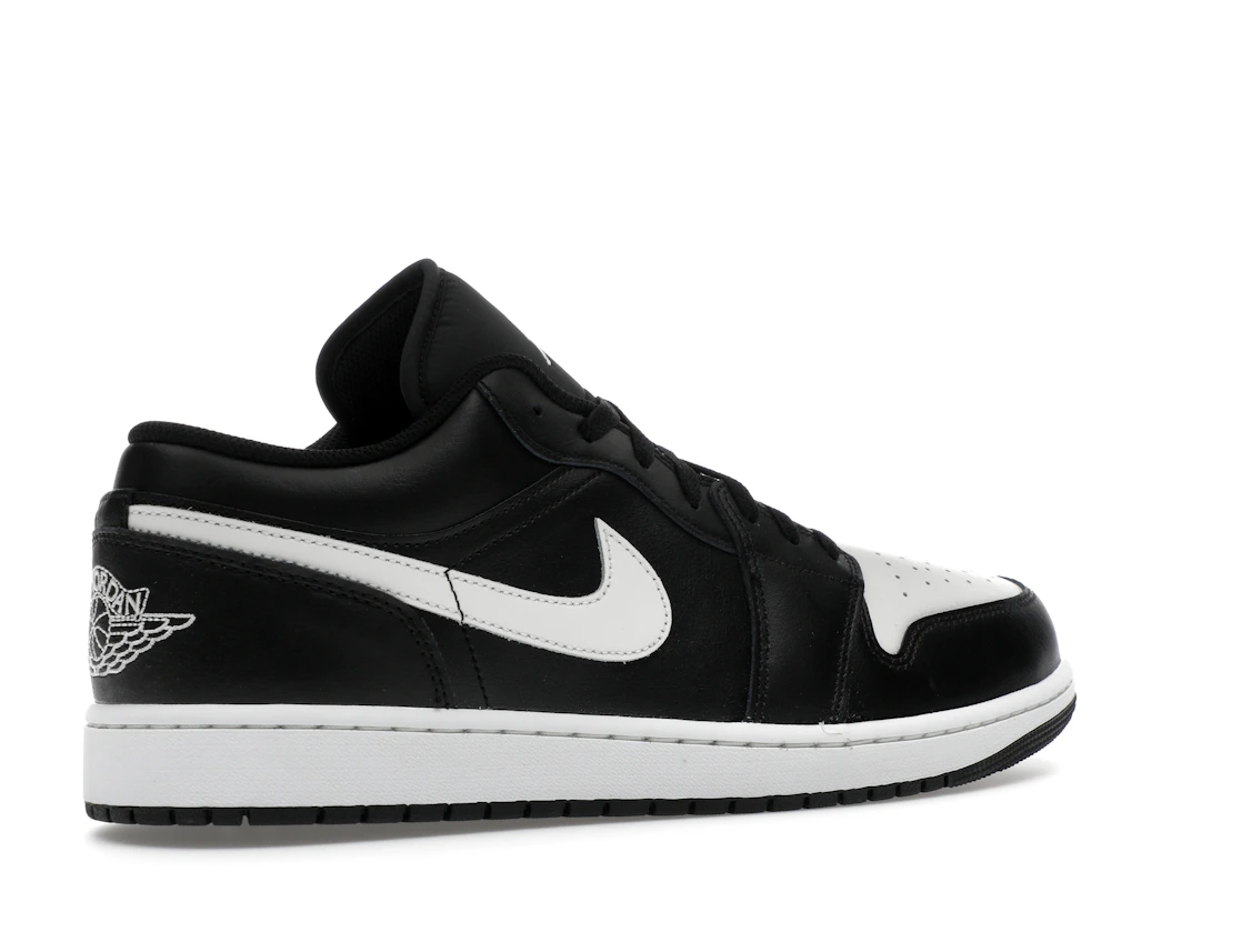 Vue 34 de Jordan 1 Low Black Summit White