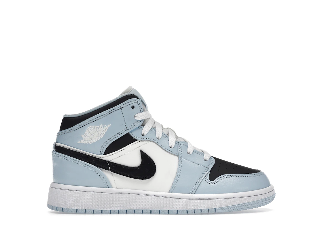 Vue 1 de Jordan 1 Mid Ice Blue (2022) (GS)