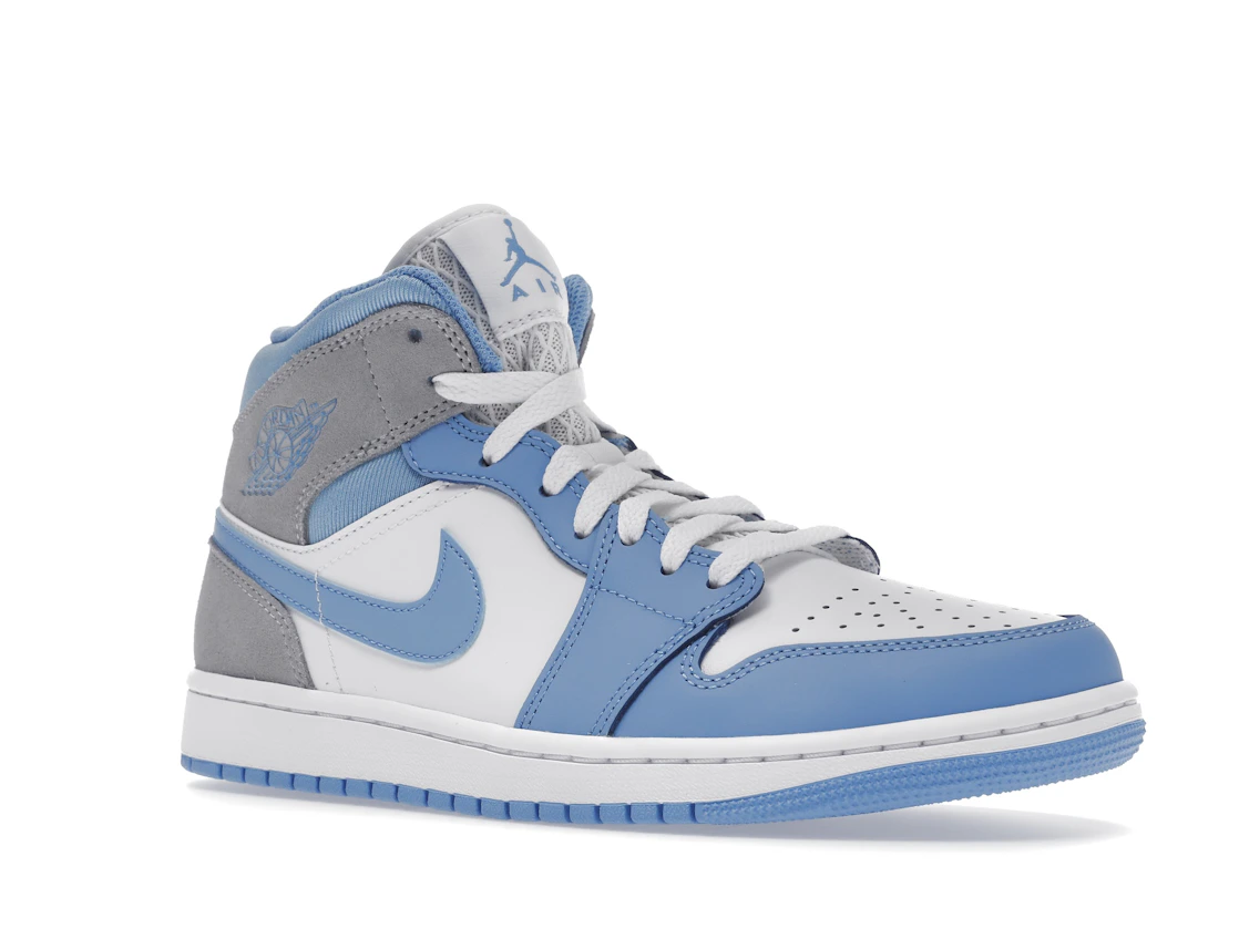 Vue 5 de Jordan 1 Mid University Blue Grey