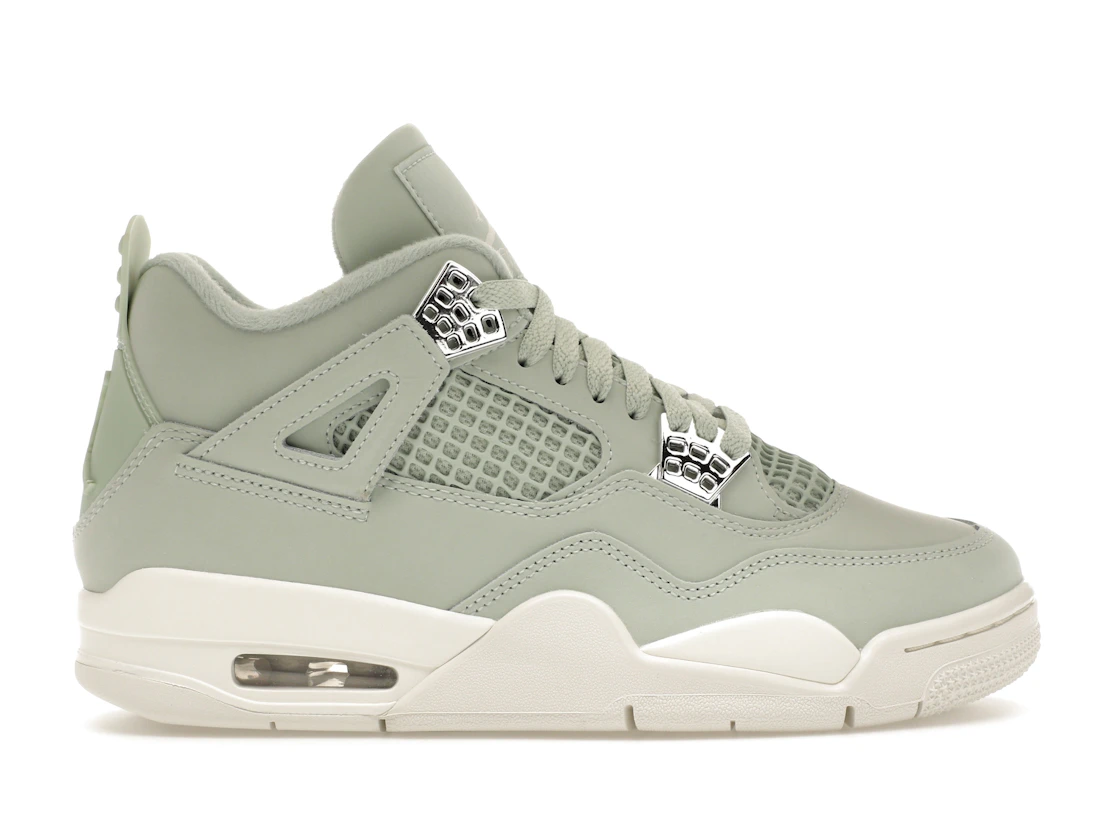 Vue 1 de Jordan 4 Retro Seafoam Sail 