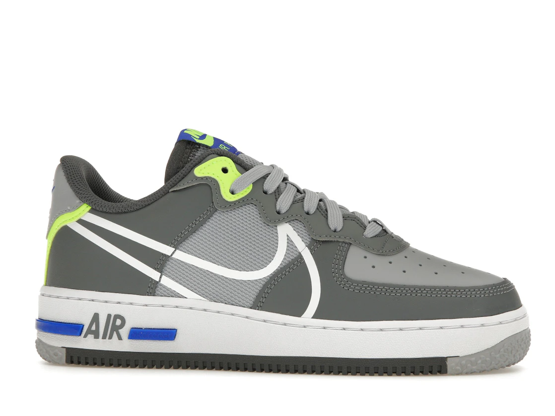 Vue 2 de Nike Air Force 1 React Wolf Grey