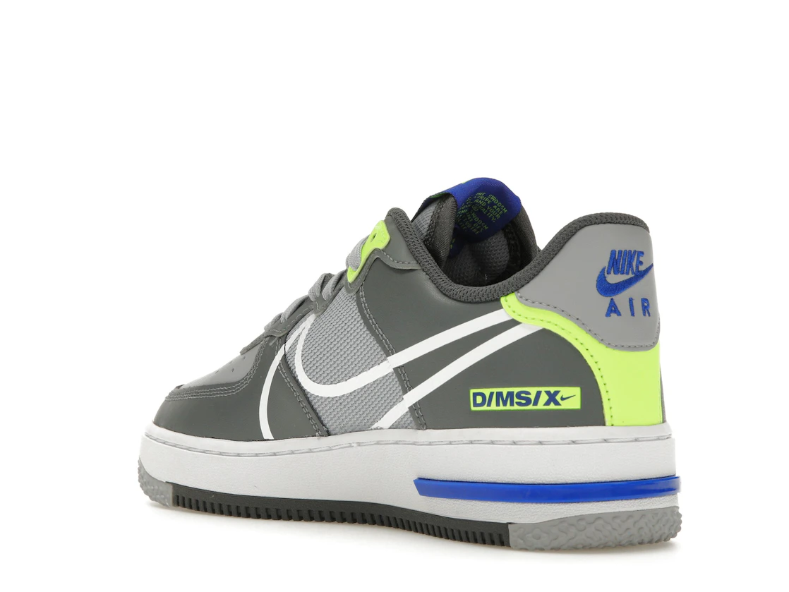 Vue 24 de Nike Air Force 1 React Wolf Grey