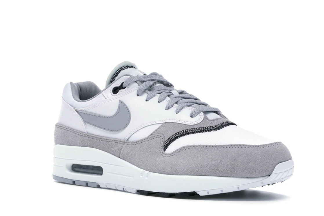 Vue 5 de Nike Air Max 1 Wolf Grey White