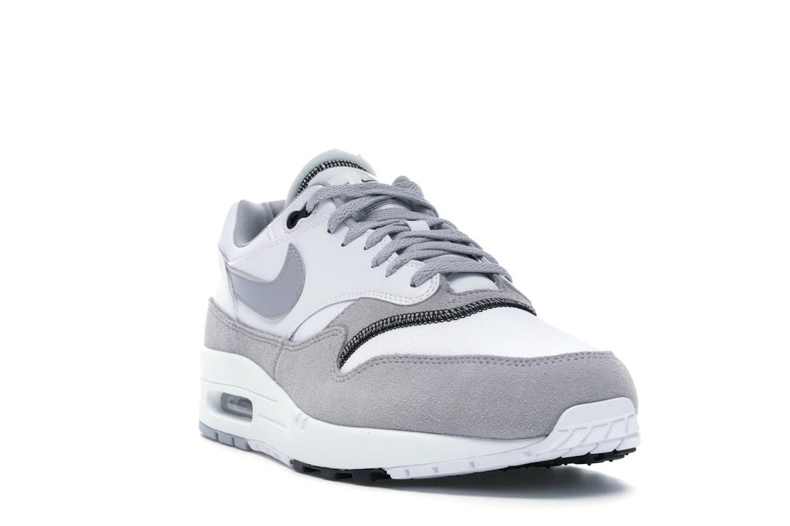 Vue 7 de Nike Air Max 1 Wolf Grey White