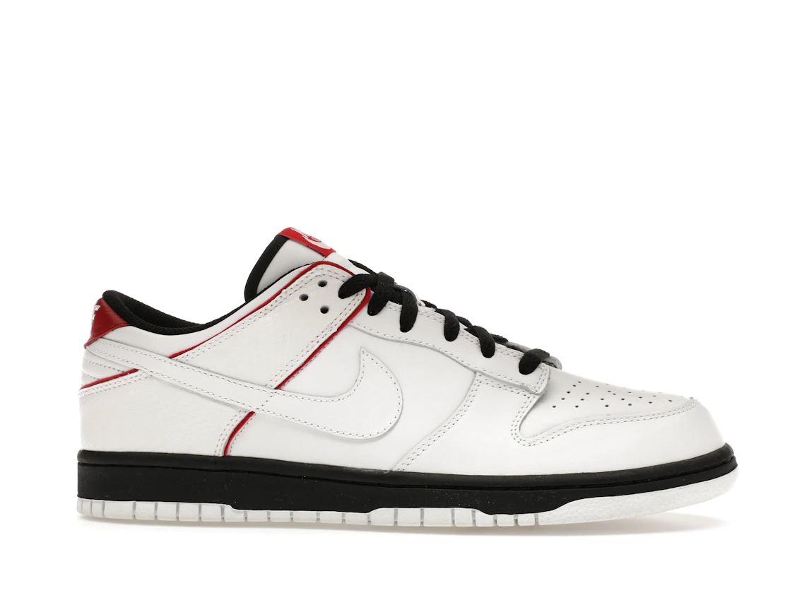 Vue 2 de Nike Dunk Low CL Jordan Pack White